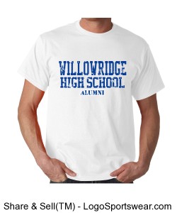 White Alumni T-Shirt Design Zoom